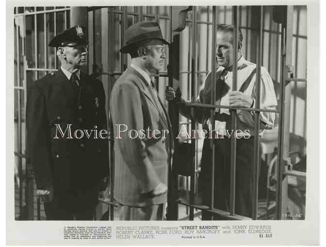 STREET BANDITS 1951 8x10 presskit stills, Penny Edwards, Robert Clare and Roy Barcroft.
