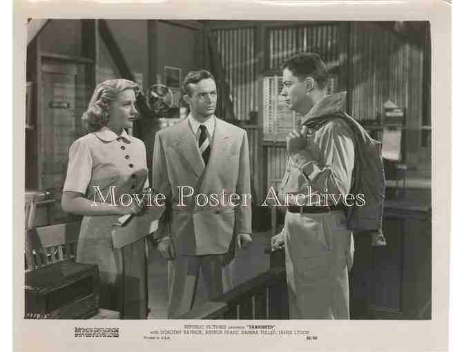 TARNISHED, 1950, 8x10 presskit stills, Patrick, Franz, Fuller, Young, Lydon