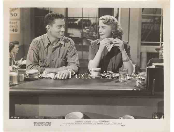 TARNISHED, 1950, 8x10 presskit stills, Patrick, Franz, Fuller, Young, Lydon