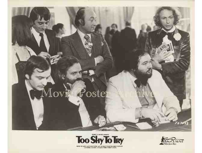 TOO SHY TO TRY, 1983, 8x10 presskit stills, bowling Pierre Richard, Aldo Maccione,