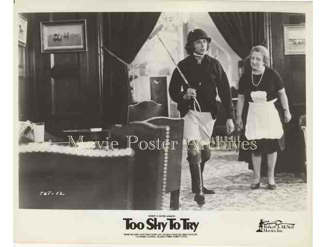 TOO SHY TO TRY, 1983, 8x10 presskit stills, bowling Pierre Richard, Aldo Maccione,