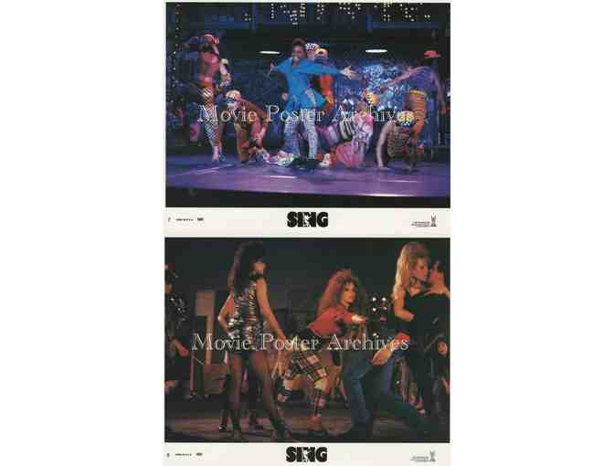 SING, 1989 8x10 mini lobby cards, Lorraine, Bracco, Patti LaBelle, Jessica Steen
