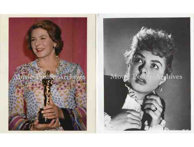 INGRID BERGMAN, group of 8x10 classic celebrity portraits and photos