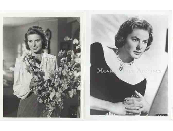 INGRID BERGMAN, group of 8x10 classic celebrity portraits and photos