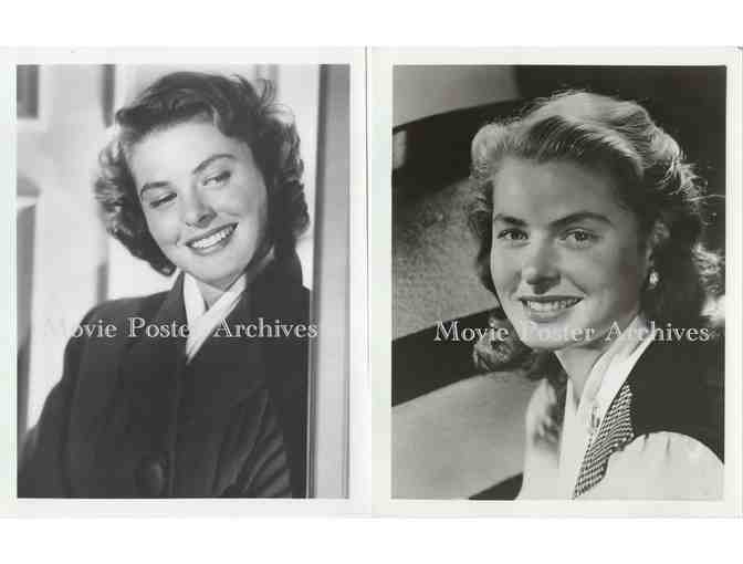 INGRID BERGMAN, group of 8x10 classic celebrity portraits and photos