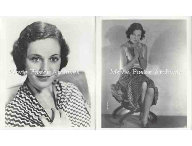 MAUREEN OSULLIVAN, group of 8x10 classic celebrity portraits and photos