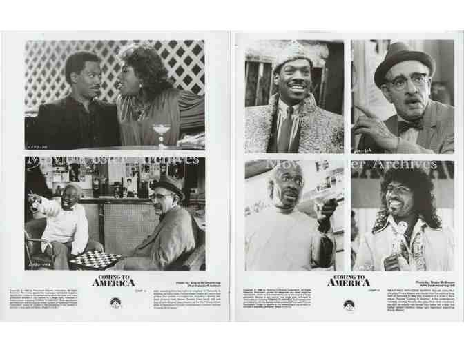COMING TO AMERICA, 1988, 8x10 stills, Eddie Murphy, Arsenio Hall, James Earl Jones.