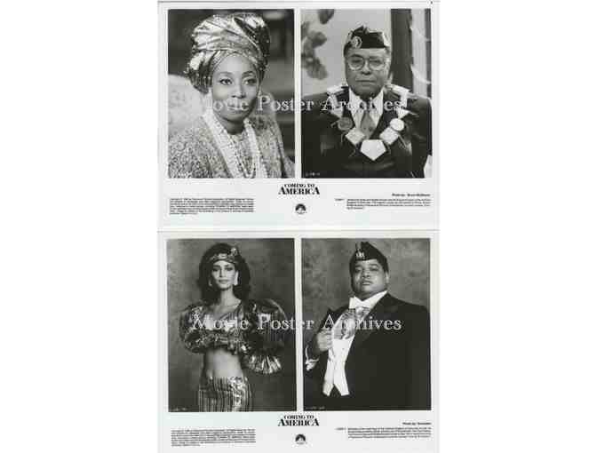 COMING TO AMERICA, 1988, 8x10 stills, Eddie Murphy, Arsenio Hall, James Earl Jones.