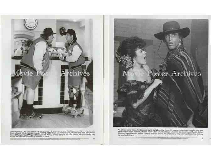 FINE MESS, 1986, 8x10 stills, Howie Mandel, Ted Danson, Richard Mulligan, Paul Sorvino.