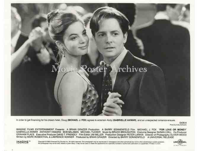 FOR LOVE OR MONEY, 1993, 8x10 production stills, Michael J. Fox, Gabrielle Anwar