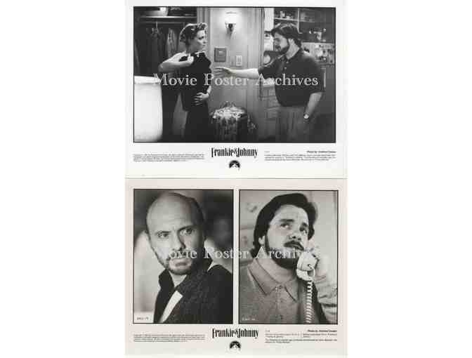 FRANKIE AND JOHNNY, 1991, 8x10 production stills, Al Pacino, Michelle Pfeiffer, Nathan Lane