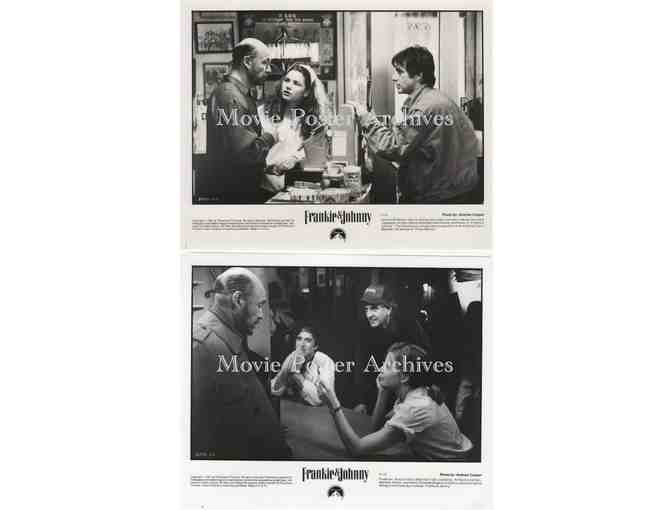 FRANKIE AND JOHNNY, 1991, 8x10 production stills, Al Pacino, Michelle Pfeiffer, Nathan Lane