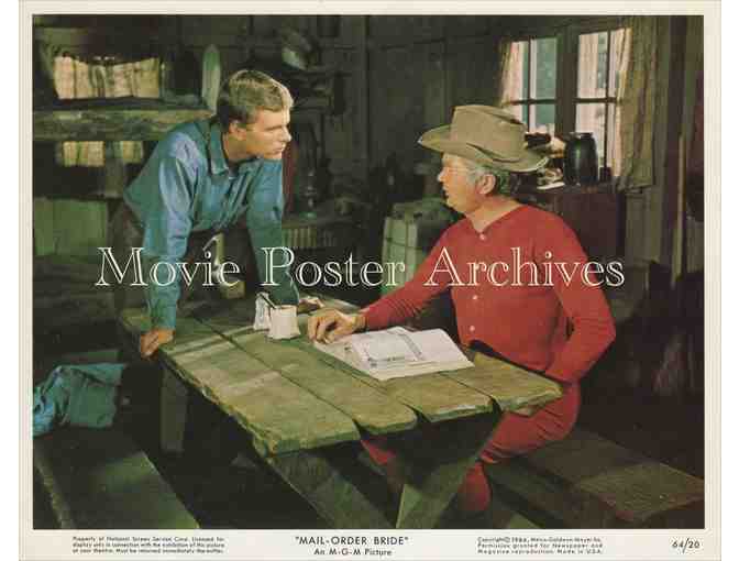 MAIL-ORDER BRIDE, 1964 8x10 mini lobby cards, Buddy Ebsen, Lois Nettleton, Barbara Luna.