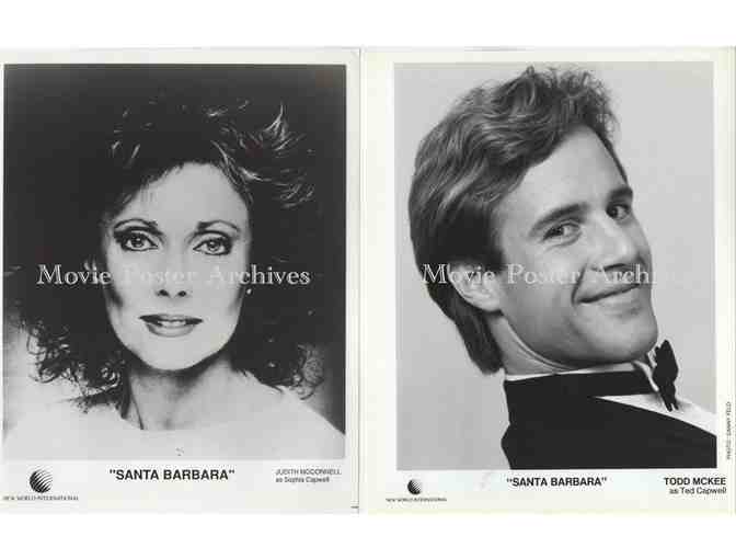 SANTA BARBARA, 8x10 tv studio stills, A. Martinez, Marcy Walker, Judith McConnell