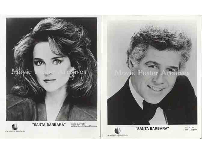SANTA BARBARA, 8x10 tv studio stills, A. Martinez, Marcy Walker, Judith McConnell