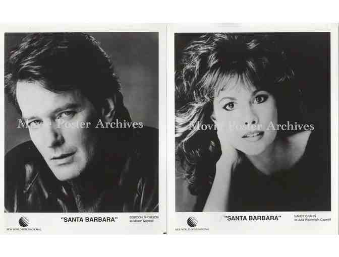 SANTA BARBARA, 8x10 tv studio stills, A. Martinez, Marcy Walker, Judith McConnell