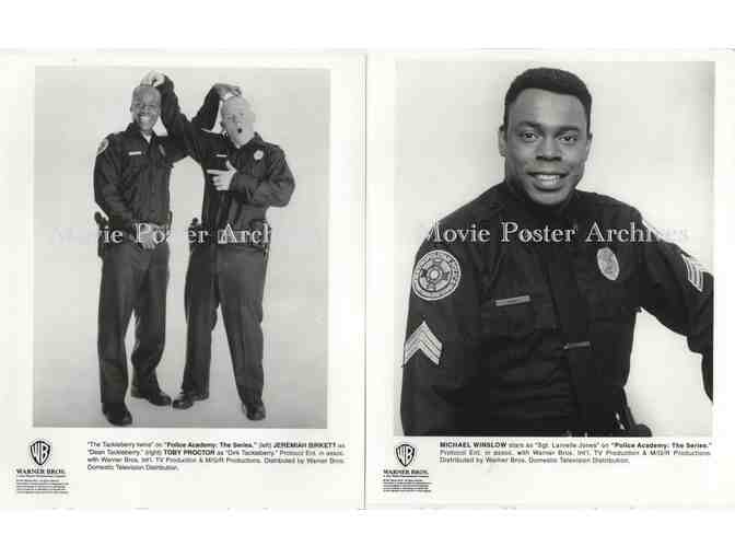 POLICE ACADEMY: THE SERIES, 8x10 studio stills, Matt Borlenghi, Rod Crawford, Toby Proctor