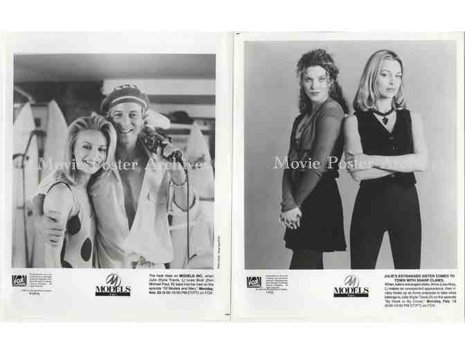 MODELS INC, 8x10 studio stills, Linda Gray, Cameron Daddo, David Goldsmith, Carrie-Anne Moss