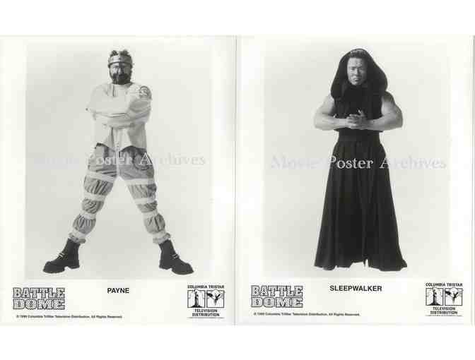 BATTLE DOME, 8x10 studio stills, Sydney Colston, Terry Crews, Steve Albert and Chad Bannon