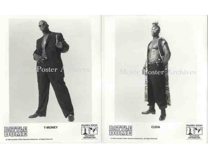 BATTLE DOME, 8x10 studio stills, Sydney Colston, Terry Crews, Steve Albert and Chad Bannon