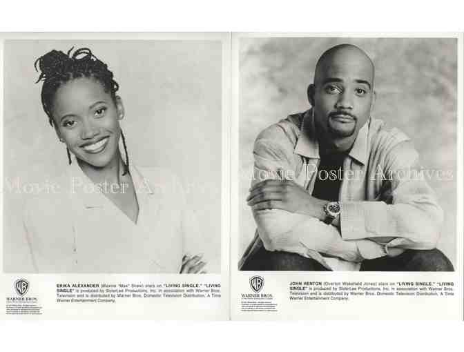 LIVING SINGLE, 8x10 tv studio stills, Queen Latifah, Kim Coles, Erika Alexander