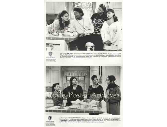 LIVING SINGLE, 8x10 tv studio stills, Queen Latifah, Kim Coles, Erika Alexander