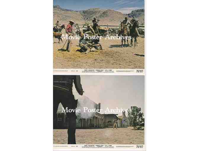 LAWMAN, 1971, mini lobby cards, Burt Lancaster, Robert Ryan, Lee J. Cobb, Robert Duvall