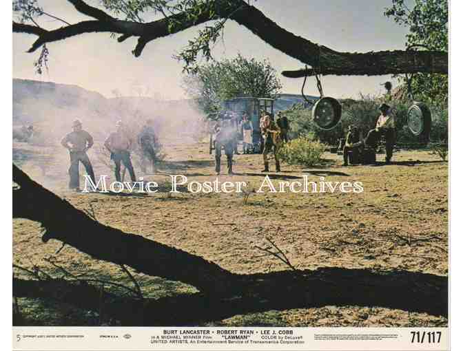 LAWMAN, 1971, mini lobby cards, Burt Lancaster, Robert Ryan, Lee J. Cobb, Robert Duvall
