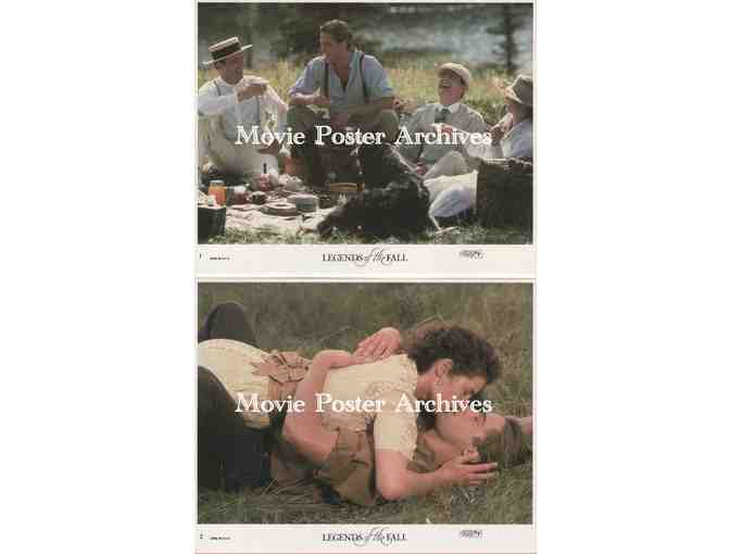 LEGENDS OF THE FALL, 1994, mini lobby cards, Brad Pitt, Anthony Hopkins, Aidan Quinn