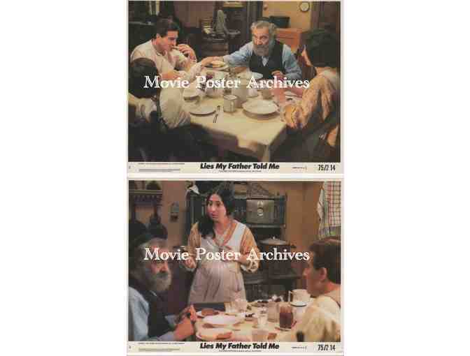 LIES MY FATHER TOLD ME, 1975, mini lobby cards, Yossi Yadin, Len Birman, Jeff Lynas