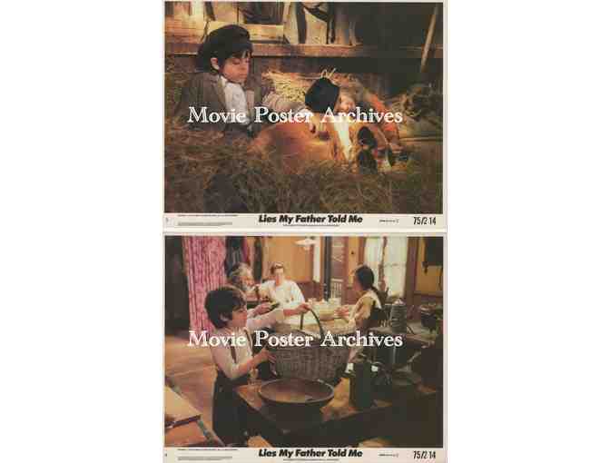 LIES MY FATHER TOLD ME, 1975, mini lobby cards, Yossi Yadin, Len Birman, Jeff Lynas