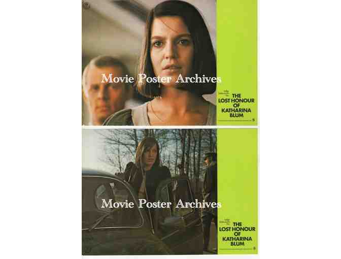 LOST HONOR OF KATHARINA BLUM, 1976, lobby cards, Angela Winkler, Jurgen Porchnow