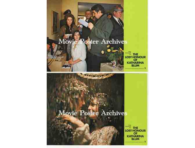 LOST HONOR OF KATHARINA BLUM, 1976, lobby cards, Angela Winkler, Jurgen Porchnow