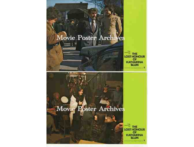 LOST HONOR OF KATHARINA BLUM, 1976, lobby cards, Angela Winkler, Jurgen Porchnow