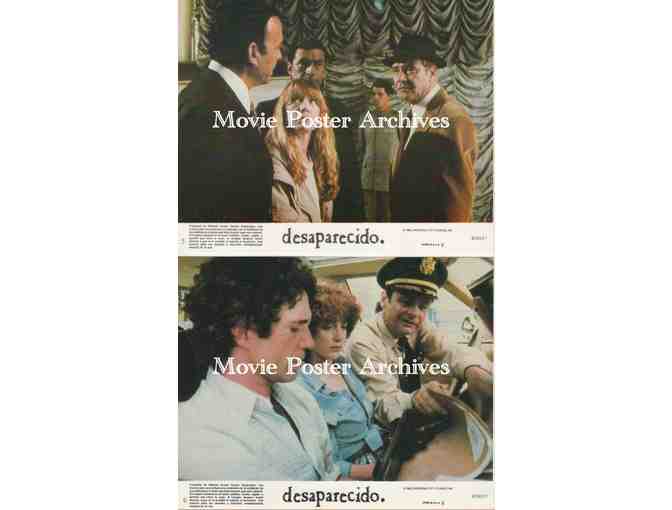 MISSING, 1982, mini lobby cards, Jack Lemmon, Sissy Spacek, Melanie Mayron, John Shea