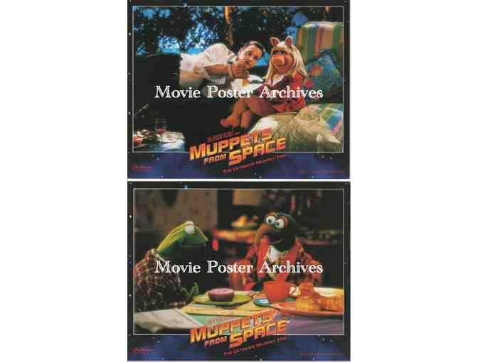 MUPPETS FROM SPACE, 1999, mini lobby cards, Henson puppets, Frank Oz, Hulk Hogan