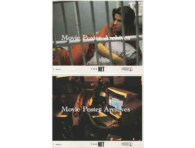 NET, 1995, mini lobby cards, Sandra Bullock, Dennis Miller, Jeremy Northam, Diane Baker