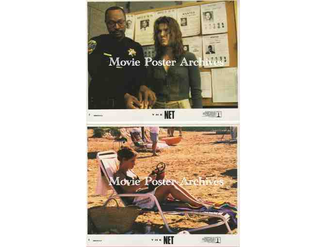 NET, 1995, mini lobby cards, Sandra Bullock, Dennis Miller, Jeremy Northam, Diane Baker