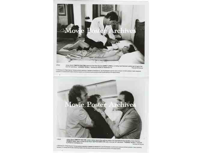 LICENCE TO KILL, 1989, 8x10 production stills, Timothy Dalton as James Bond, Robert Davi