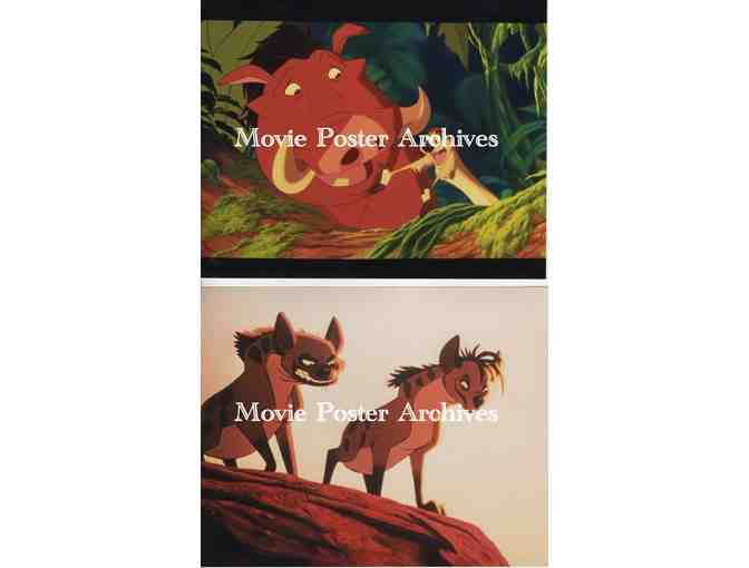 LION KING, 1994, 8x10 color photos for Walt Disneys animated musical family jungle cartoon