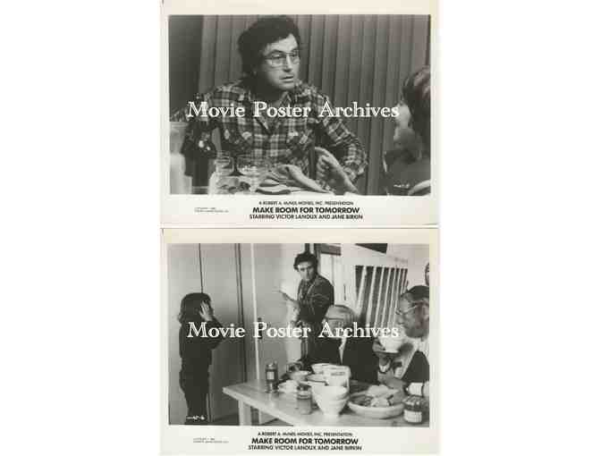 MAKE ROOM FOR TOMORROW, 1979, 8x10 production stills, Jane Birkin, Victor Lanoux, Pasquali