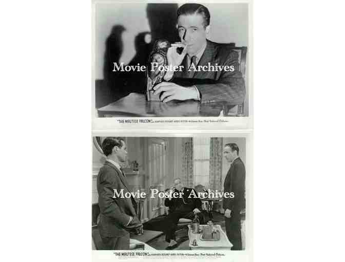 MALTESE FALCON A, 1941, 8x10 production stills, Humphrey Bogart, Peter Lorre, Mary Astor
