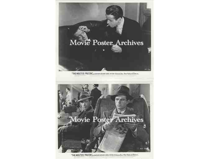 MALTESE FALCON A, 1941, 8x10 production stills, Humphrey Bogart, Peter Lorre, Mary Astor