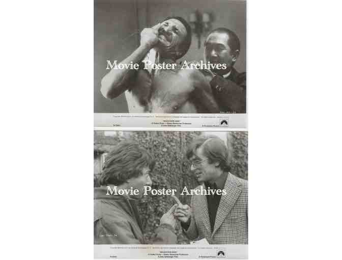 MARATHON MAN, 1976, 8x10 production stills, Dustin Hoffman, Laurence Olivier, Roy Scheider