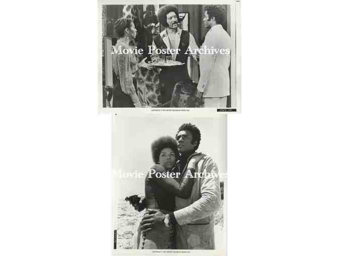 MELINDA, 1972, 8x10 production stills, Calvin Lockhart, Rosalind Cash, Vonetta McGee, Paul Stevens