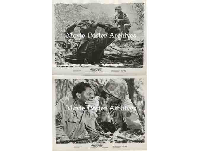 MEN IN WAR, 1957, 8x10 production stills, Robert Ryan, Aldo Ray, Robert Keith, Vic Morrow
