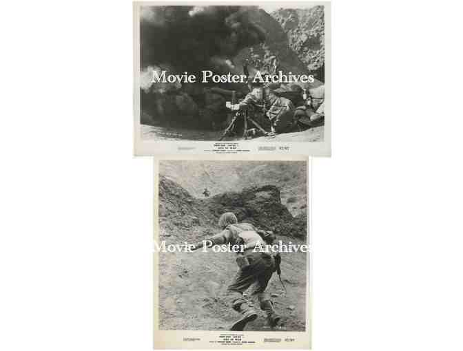 MEN IN WAR, 1957, 8x10 production stills, Robert Ryan, Aldo Ray, Robert Keith, Vic Morrow