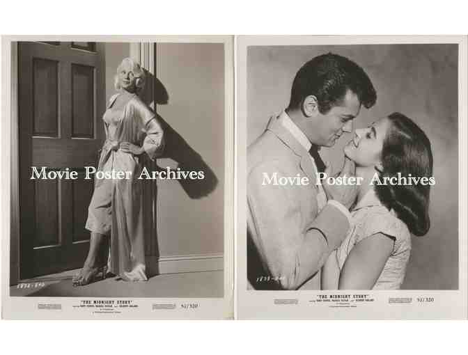 MIDNIGHT STORY, 1957, 8x10 production stills, Tony Curtis, Marisa Pavan, Gilbert Roland, Peggy Maley