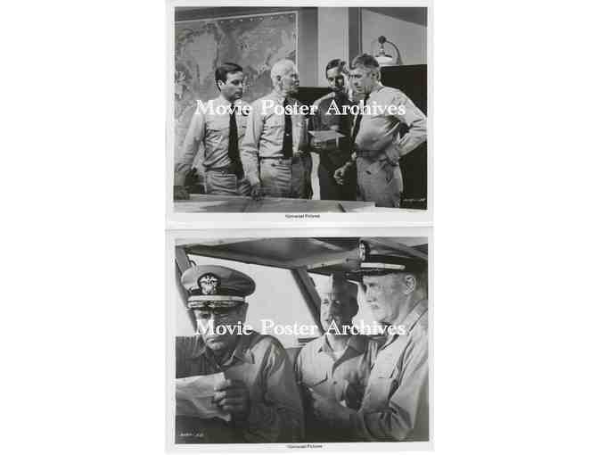 MIDWAY, 1976, 8x10 production stills, Charlton Heston, Henry Fonda, Glenn Ford, Robert Mitchum