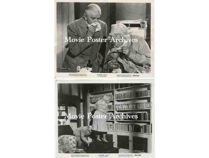 MURDER AHOY, 1964, 8x10 production stills, Margaret Rutherford as Agatha Christies Miss Marple